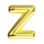 34 İnc Folyo Balon Harf Altın Z