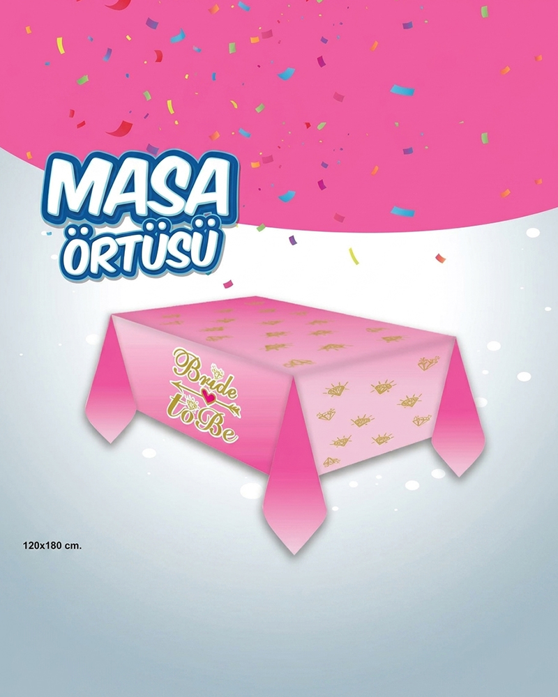 211 Baskılı Masa Örtüsü Bride - Görsel 1