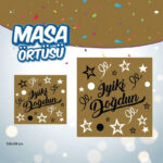 Baskılı Masa Örtüsü İ.Doğdun Altın