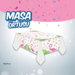 Masa Örtüsü Lisanslı Flamingo