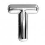 Toptan 34 İnc Folyo Balon Harf Gümüş T