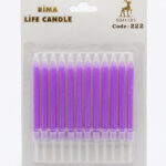Rima Life Candle Lila Doğum Günü Mumu 222