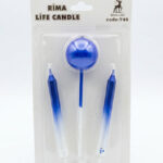 Rima Life Candle Lolipop Mavi Doğum Günü Mumu 745