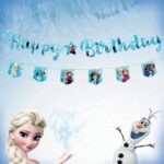 Toptan Frozen Kaligrafi Uzar Süs Ve Banner Set