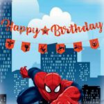 Toptan Spiderman Kaligrafi Uzar Süs Ve Banner Set