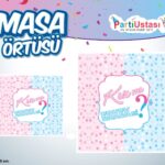 Baskılı Masa Örtüsü Cinsiyet Kız Erkek