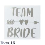 Dövme Team Bride Gümüş No:16