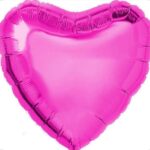 Kalp 18 İnc Folyo Balon Fuşya