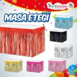 Masa Etek Kırmızı