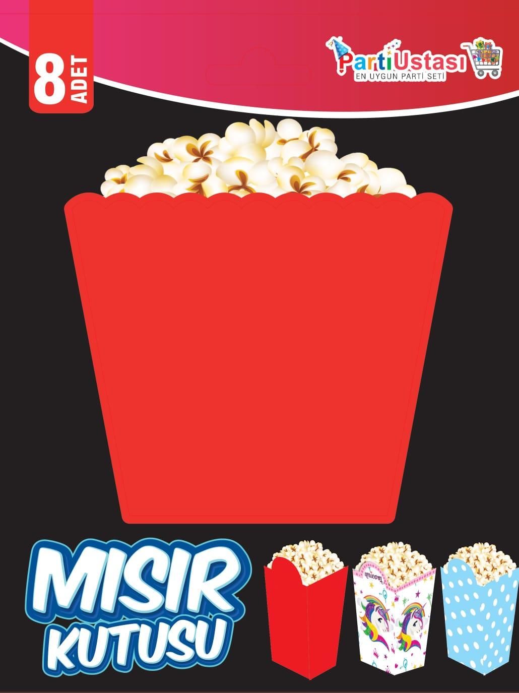 misir-kutusu-kirmizi-8-li-406.jpeg Mısır Kutusu Kırmızı 8 Li - Görsel 1
