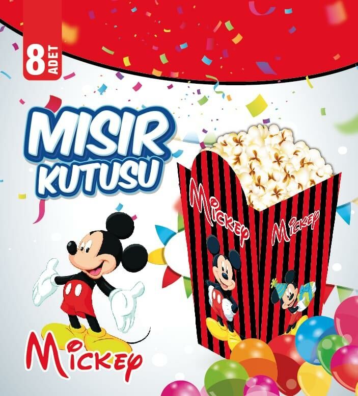 misir-kutusu-mickey-8-li-421.jpeg Mısır Kutusu Mickey 8 Li - Görsel 1