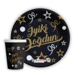 Tabak Bardak İ.Doğdun Siyah