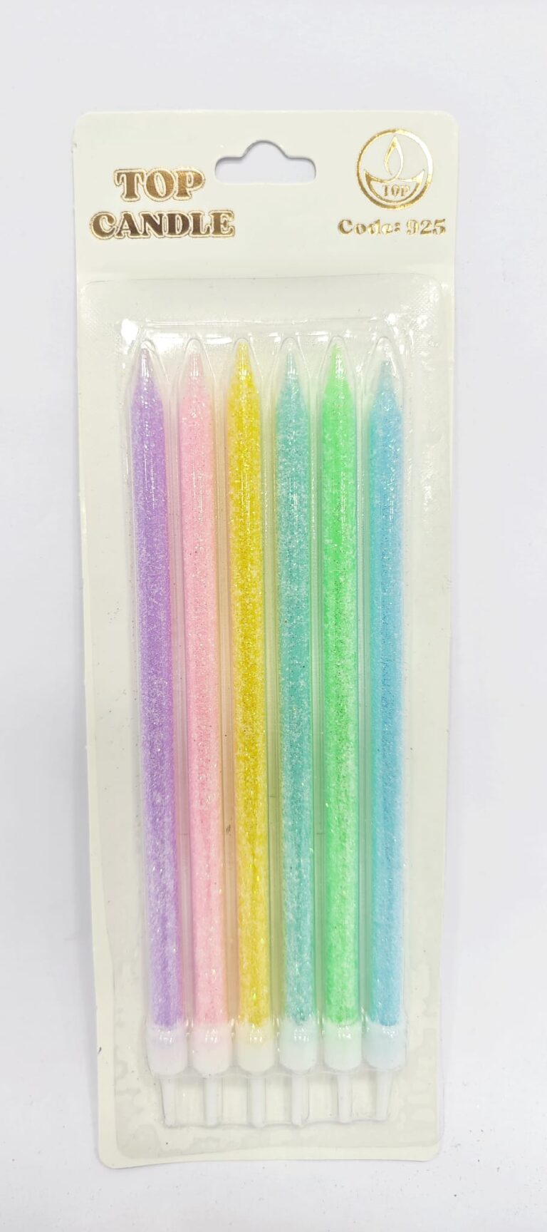 Toptan Top Candle Makaron Simli Doğum Günü Mumu