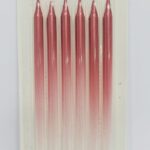 Toptan Top Candle Pembe Beyaz Doğum Günü Mumu