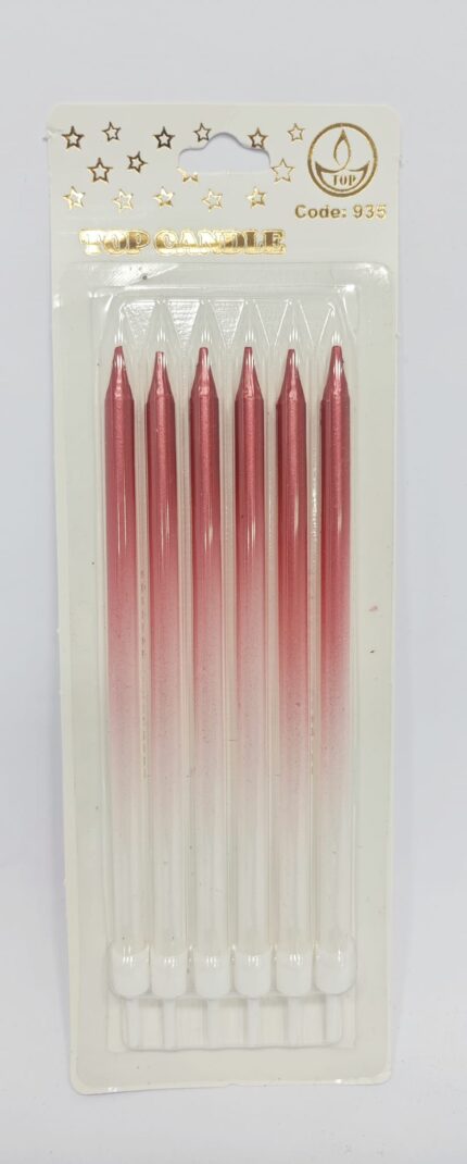 Toptan Top Candle Pembe Beyaz Doğum Günü Mumu