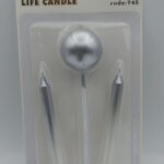 Rima Life Candle Lolipop Gümüş Doğum Günü Mumu 745