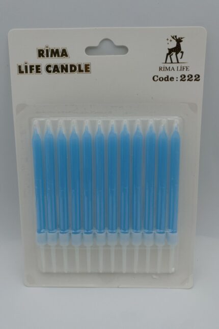 Rima Life Candle Mavi Doğum Günü Mumu 222
