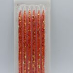Top Candle Pembe Simli Doğum Günü Mumu 965