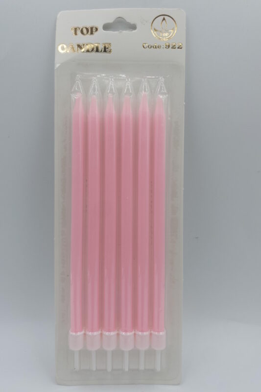 Top Candle Pembe Doğum Günü Mumu 922