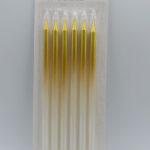 Top Candle Altın Beyaz Doğum Günü Mumu 935