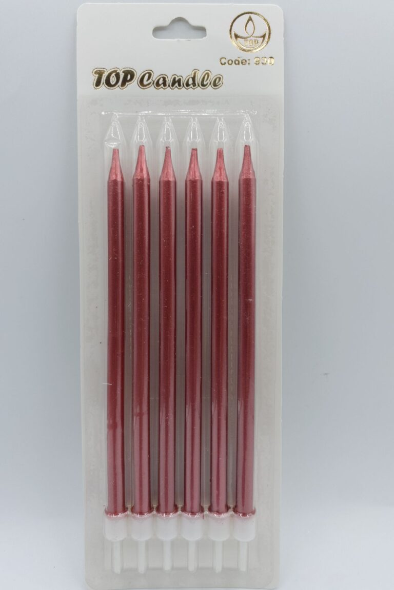 Top Candle Kırmızı Doğum Günü Mumu 930