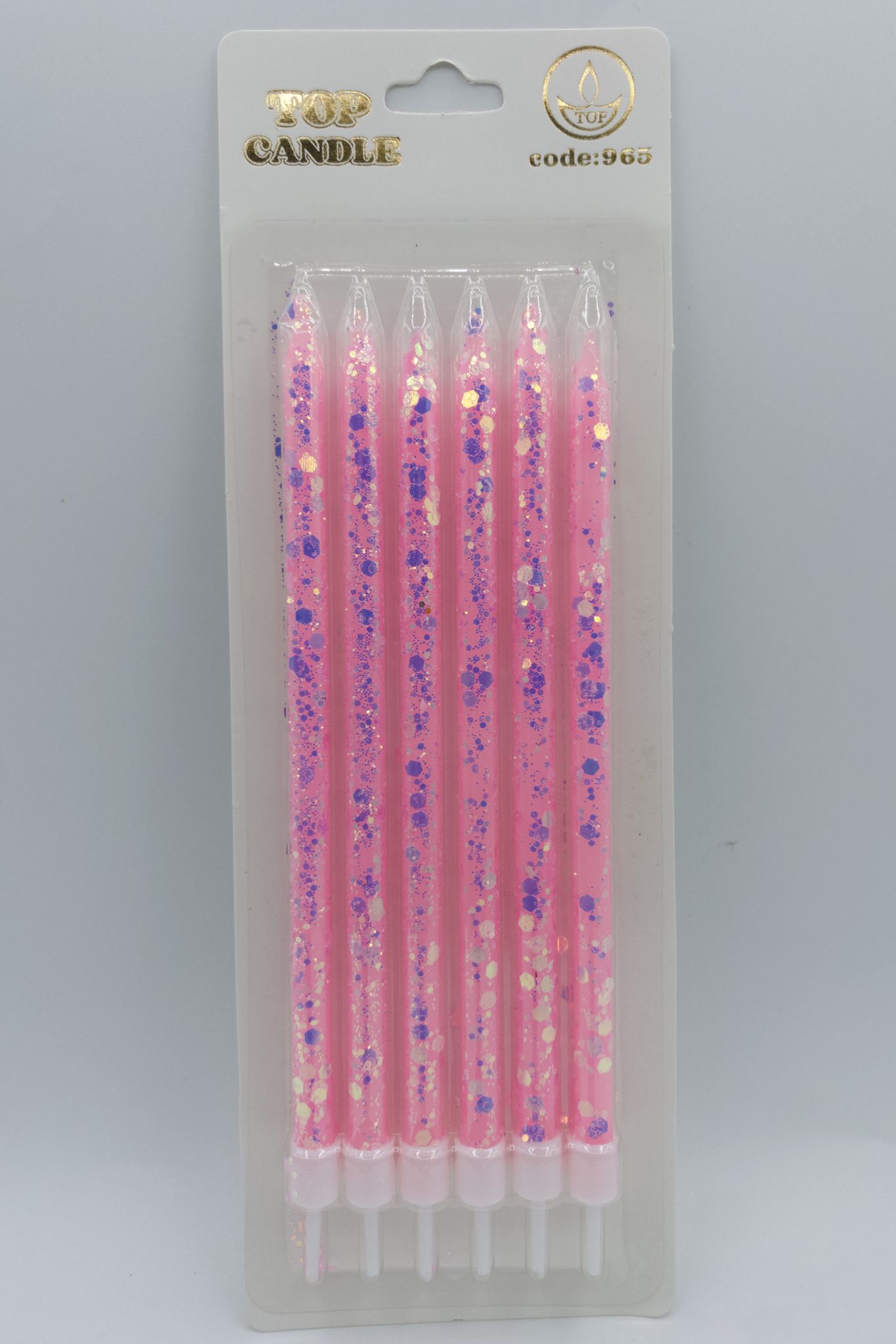 Top Candle Pembe Simli Doğum Günü Mumu 965-1 Top Candle Pembe Simli Doğum Günü Mumu 965