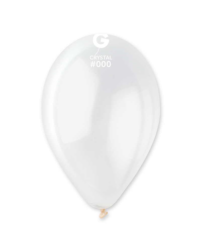 #000-Crystal 12'' Gemar Pastel Crystal (#000) Balon 100'lü - Görsel 1