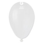 12'' Gemar Pastel Beyaz/White (#001) Balon 100'lü