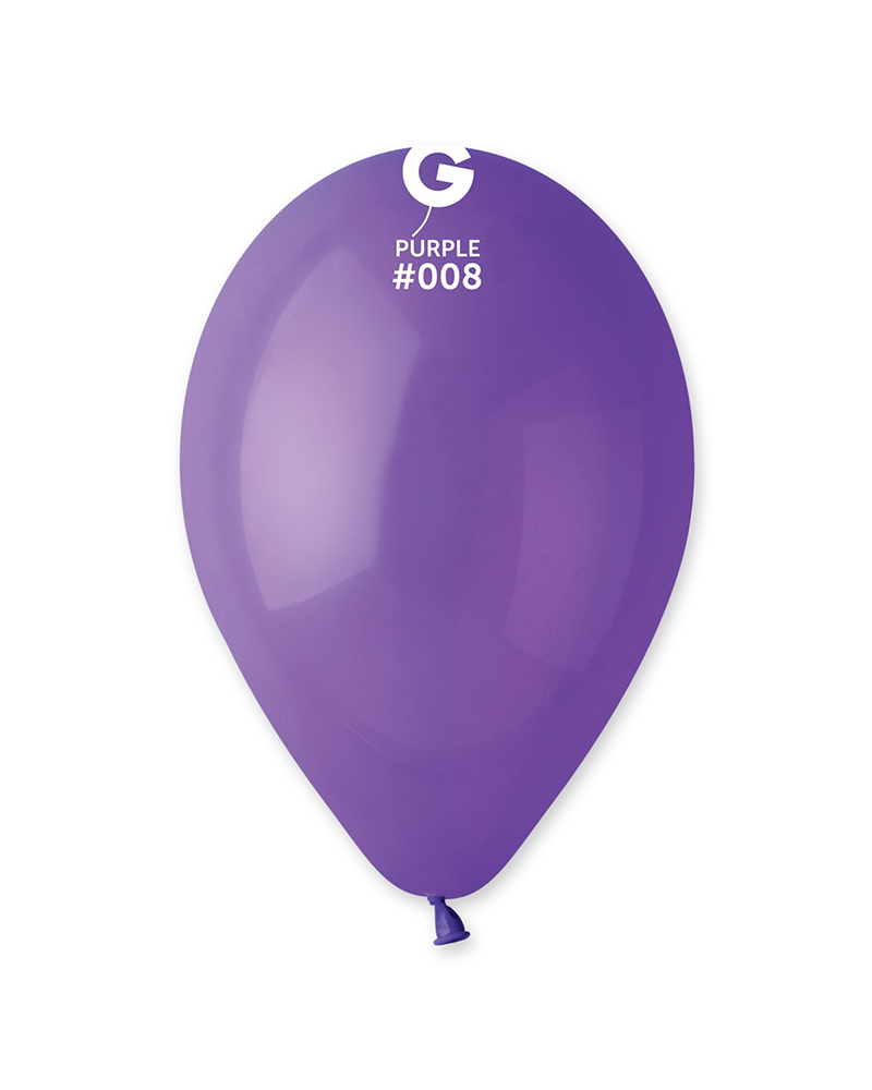 #008-Purple 12'' Gemar Pastel Mor/Purple (#008) Balon 100'lü - Görsel 1