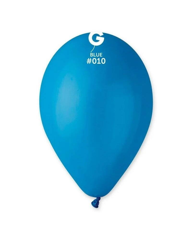 #010-Blue 10'' Gemar Pastel Mavi/Blue (#010) Balon 100'lü - Görsel 1