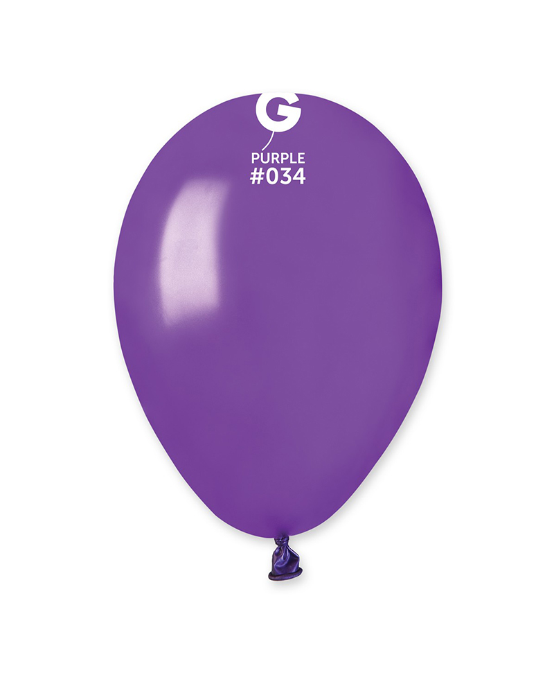#045-Purple 11'' Gemar Metalik Mor/Purple (#034) Balon 100'lü - Görsel 1