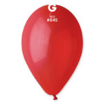 10'' Gemar Pastel Kırmızı/Red (#045) Balon 100'lü