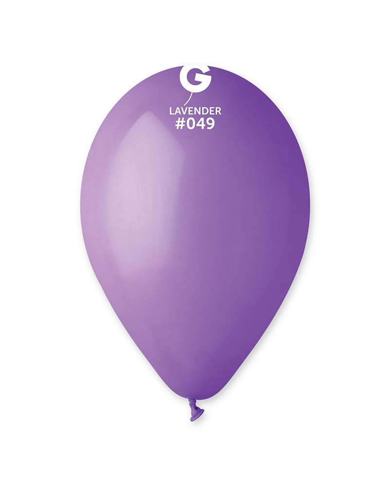 #049-Lavender 10'' Gemar Pastel Lavanta/Lavender (#049) Balon 100'lü - Görsel 1