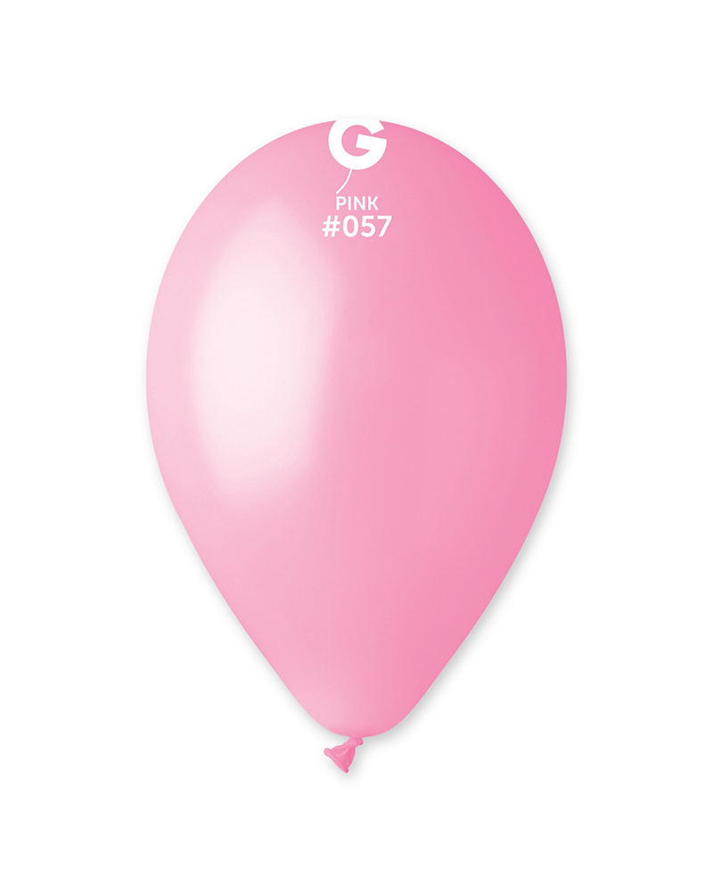 #057-Pink 12'' Gemar Pastel Pembe/Pink (#057) Balon 100'lü - Görsel 1
