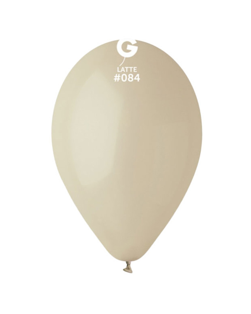 #084-Latte 12'' Gemar Pastel Latte (#084) Balon 100'lü - Görsel 1