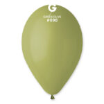 11'' Gemar Metalik Yeşil Zeytin/Green Olive (#098) Balon 100'lü