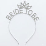 Bride To Be Taşlı Gümüş Taç