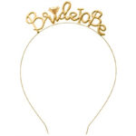 Bride To Be Gold Metal Taç