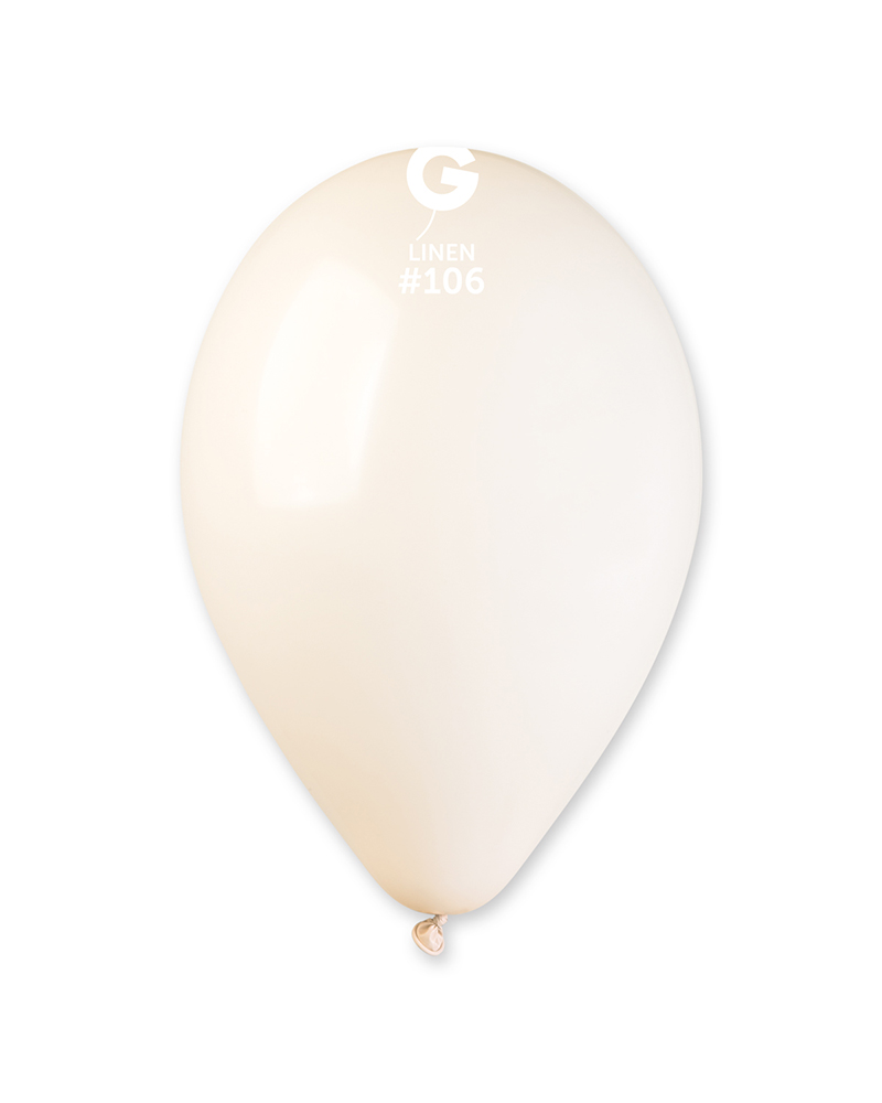 #106-Linen 12'' Gemar Pastel Linen (#106) Balon 100'lü - Görsel 1