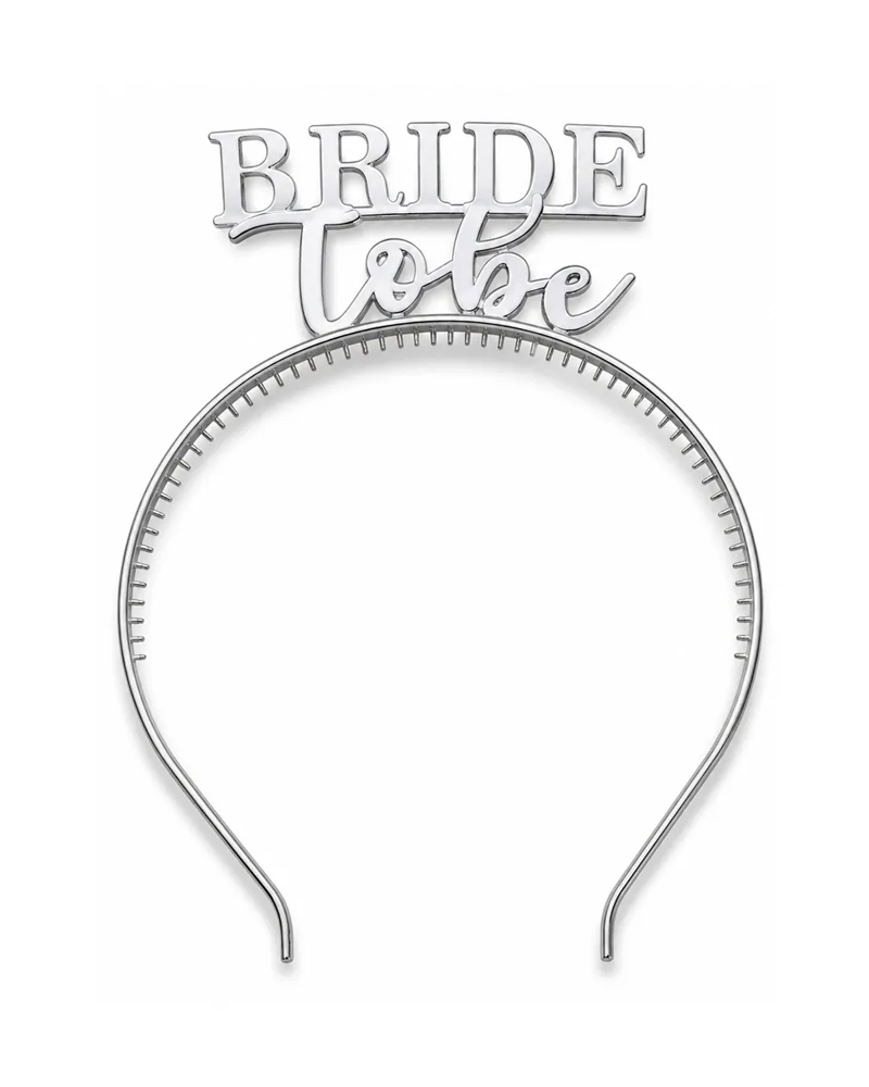107 Bride To Be Gümüş Taç - Görsel 1