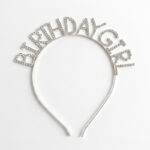 Birthday Girl Taşlı Gümüş Taç