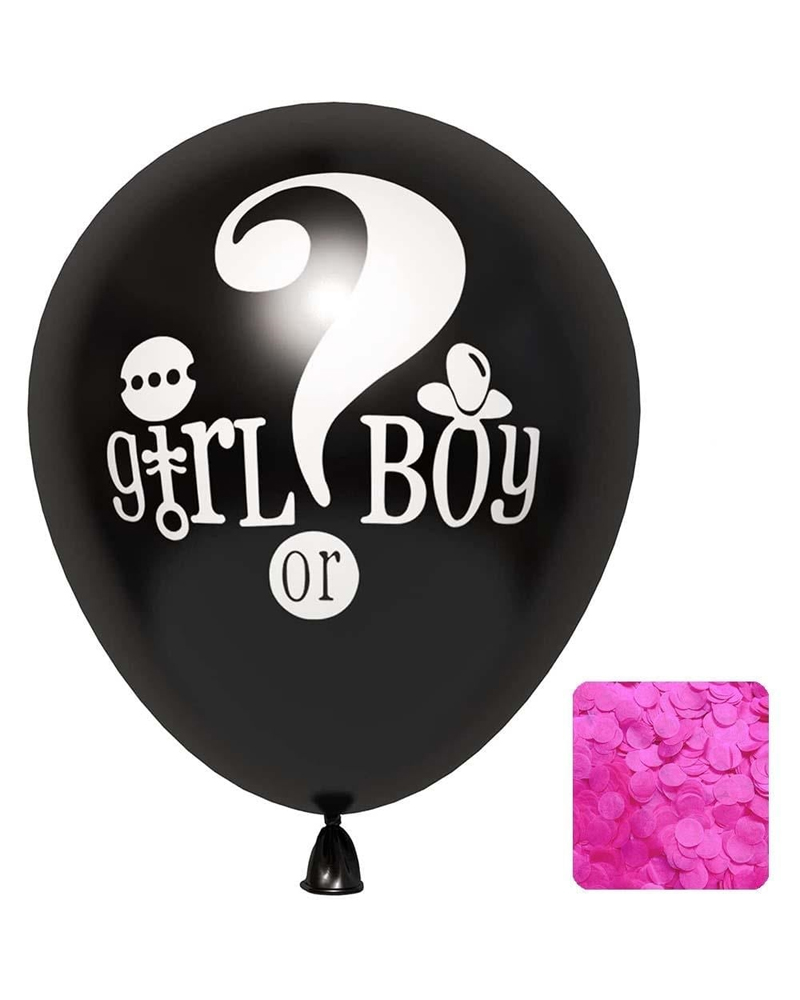 42 Girl or Boy Cinsiyet Belirleme Balonu Kız Bebek 24 Inc - Görsel 1