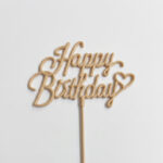 Happy Birthday Krem Pasta Üstü Mika x10