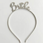 Bride Gümüş Metal Taç