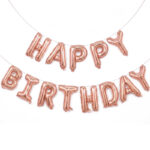 Happy Birthday Rose Gold Folyo Balon Seti ES-73