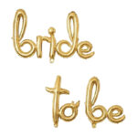 Bride To Be El Yazısı Gold Folyo Balon Seti ES-74