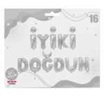 İyiki Doğdun Gümüş Folyo Balon Seti ES-76